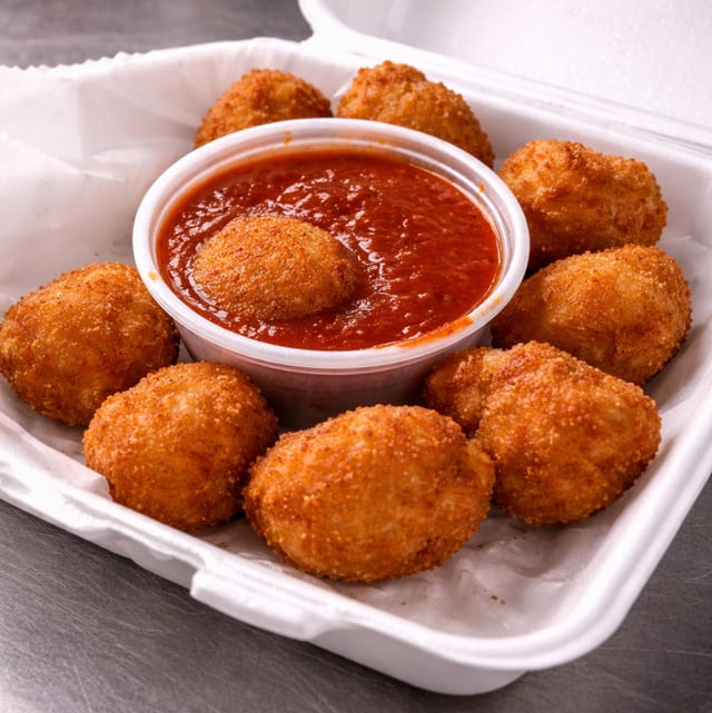 Breaded Mushrooms.