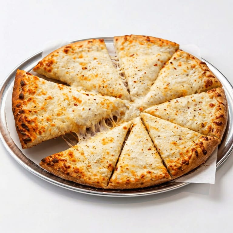 Savor Our White Pizza